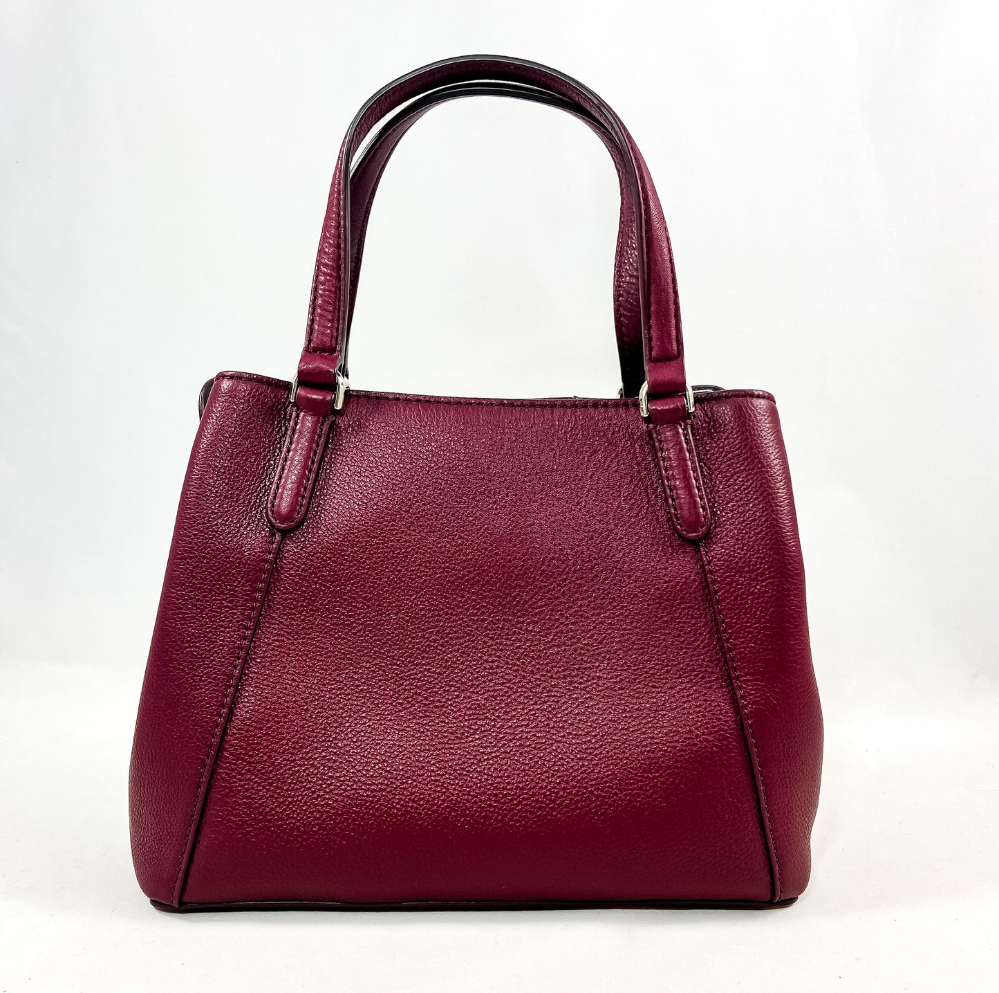 New Authentic Kate Spade WKRU6040 Jackson Medium Triple Compartment Satchel Handbag Cherrywood