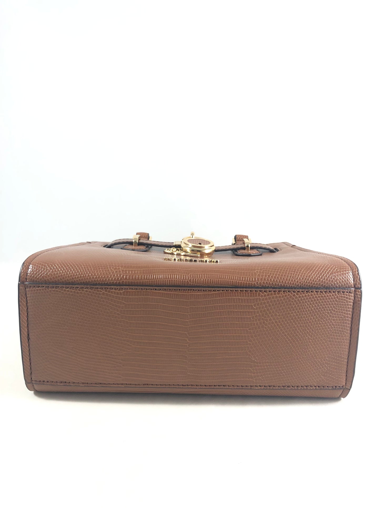 New Authentic Michael Kors Hamilton Embossed Small Satchel Handbag
