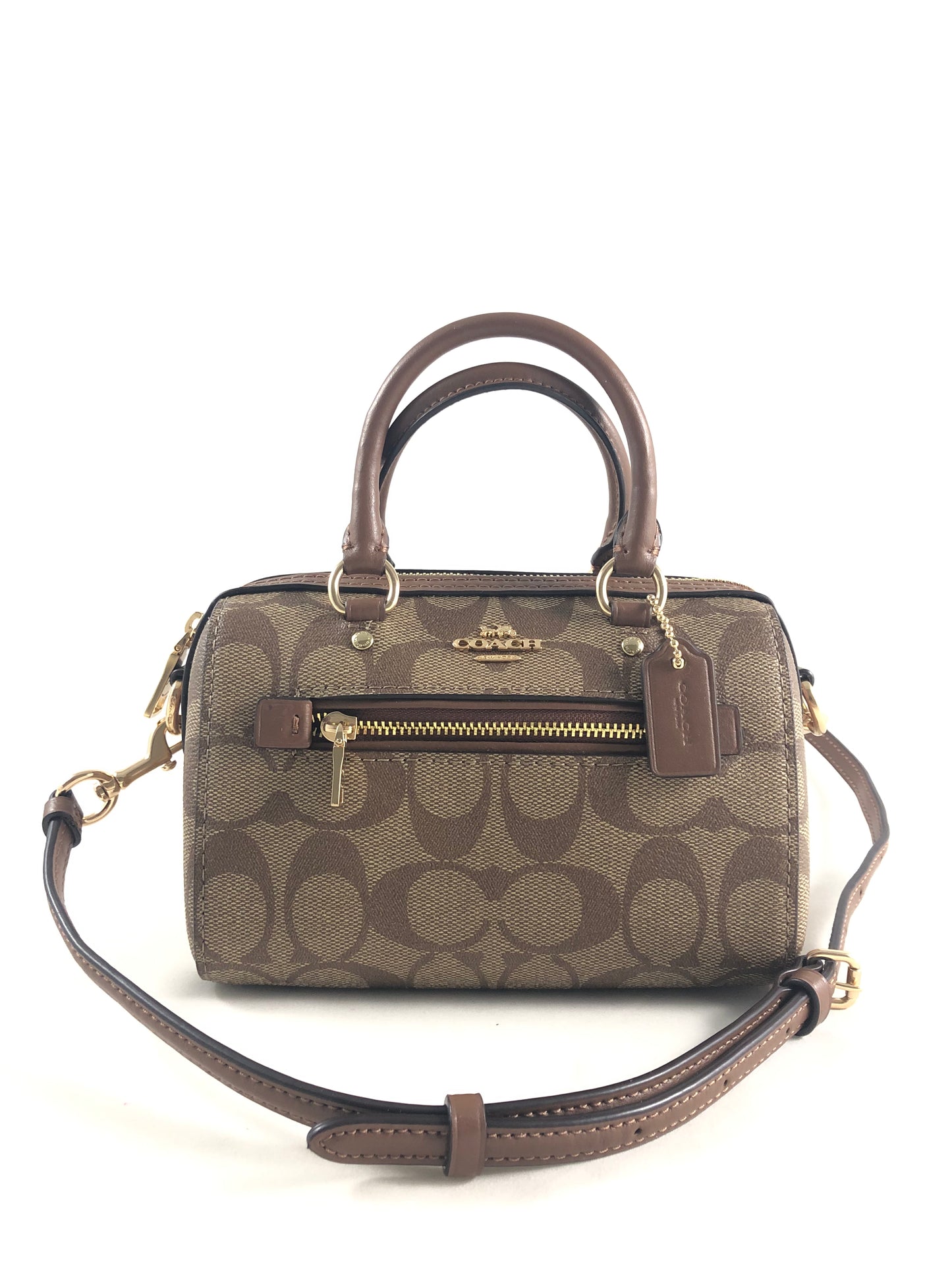 New Authentic Coach C9947 Signature Mini Rowan Crossbody