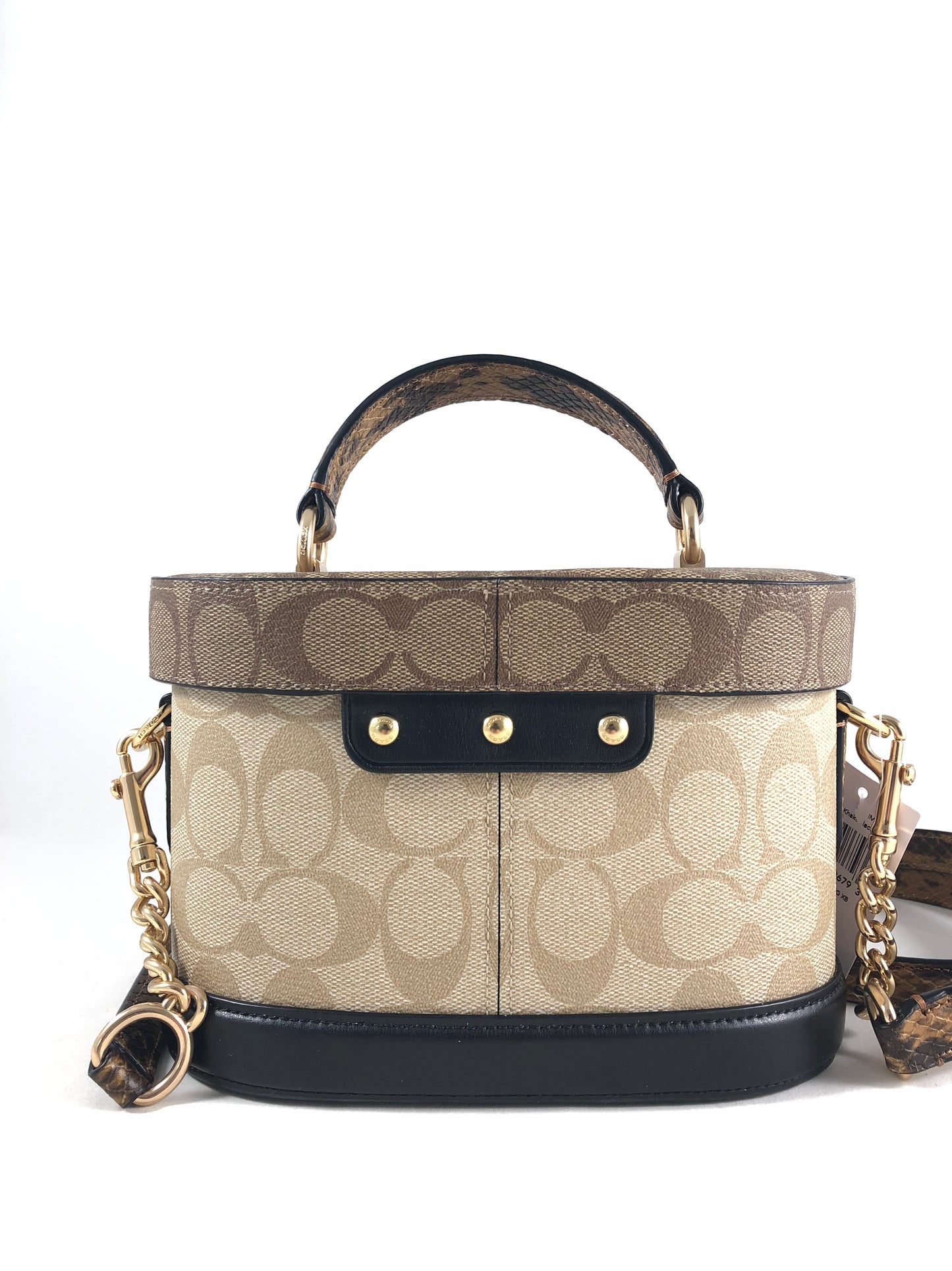 New Authentic Coach 5504 Signature Georgie Gem Crossbody Handbag Purse