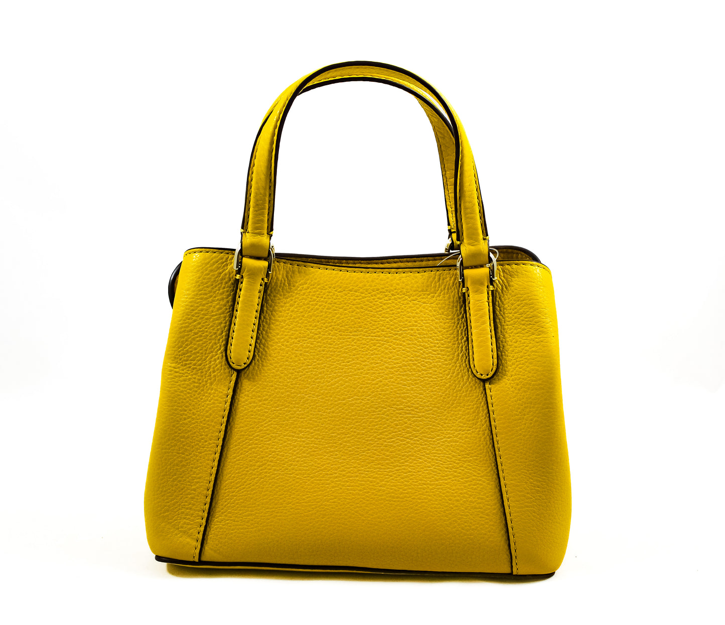 New Authentic Kate Spade WKRU6258 Jackson Small Triple Compartment Satchel Handbag Vibrant Canary