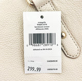 New Authentic Kate Spade WKRU5376 Larchmont Avenue Evangelie Satchel Handbag Purse Soft Limestone