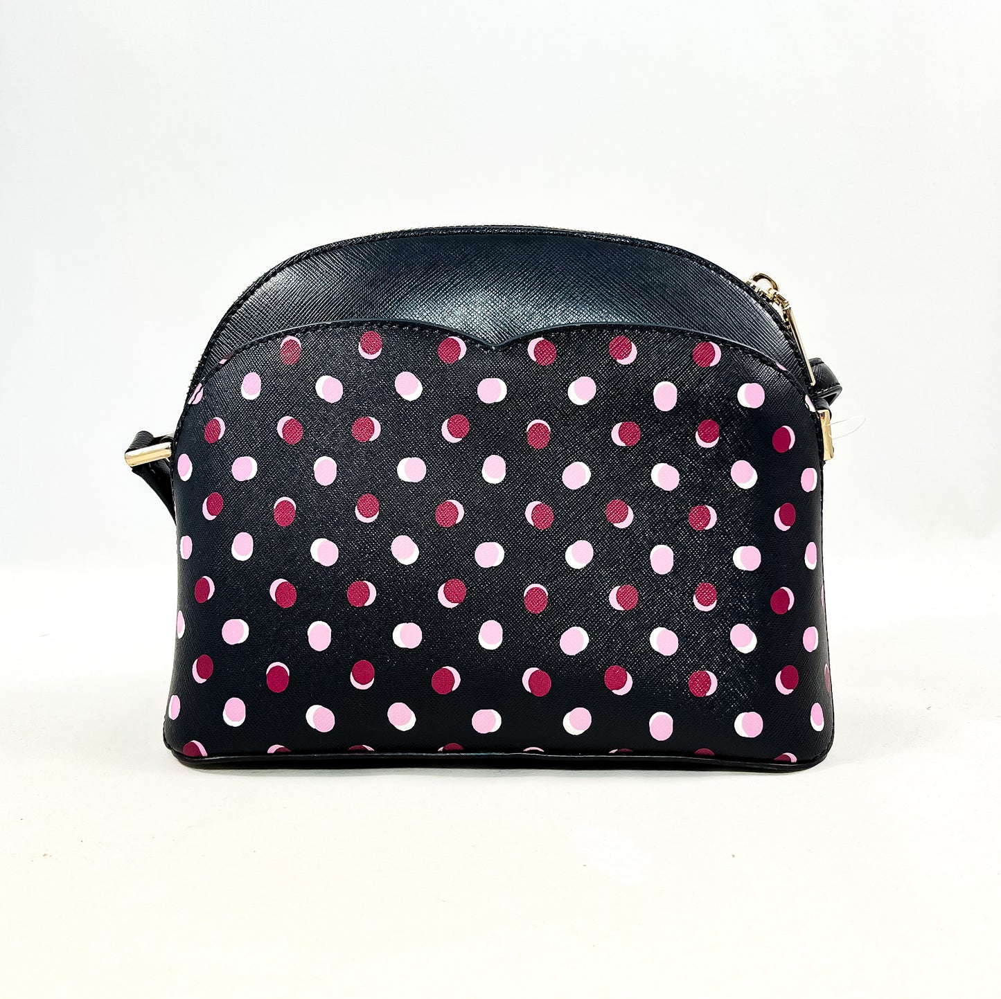 New Authentic Kate Spade WKR00205 Payton Fiesta Dot Dome Crossbody Black Multi