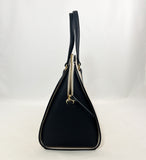 New Authentic Kate Spade WKRU5642 Laurel Way Reiley Dome Satchel Handbag Purse Soft Porcelain/Black