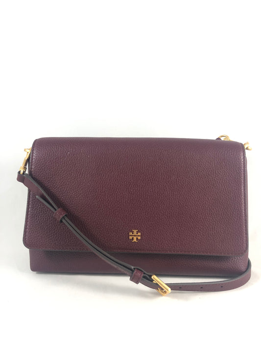 New Authentic Tory Burch 85982 Blake Flap Crossbody Shoulderbag Purse