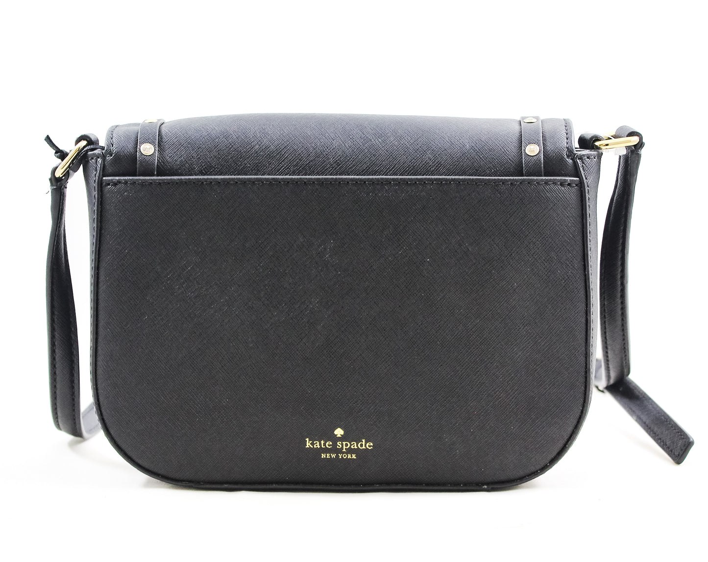 New Authentic Kate Spade WKRU5643 Laurel Way Jeweled Large Carsen Crossbody Black