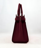 New Authentic Kate Spade WKRU6951 Staci Medium Satchel Handbag Purse Cherrywood