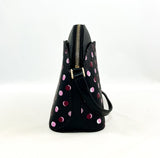 New Authentic Kate Spade WKR00205 Payton Fiesta Dot Dome Crossbody Black Multi