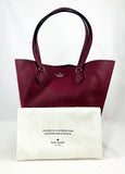 New Authentic Kate Spade PXRU9420 Jackson Street Kristine Tote Shoulder Bag Figjam