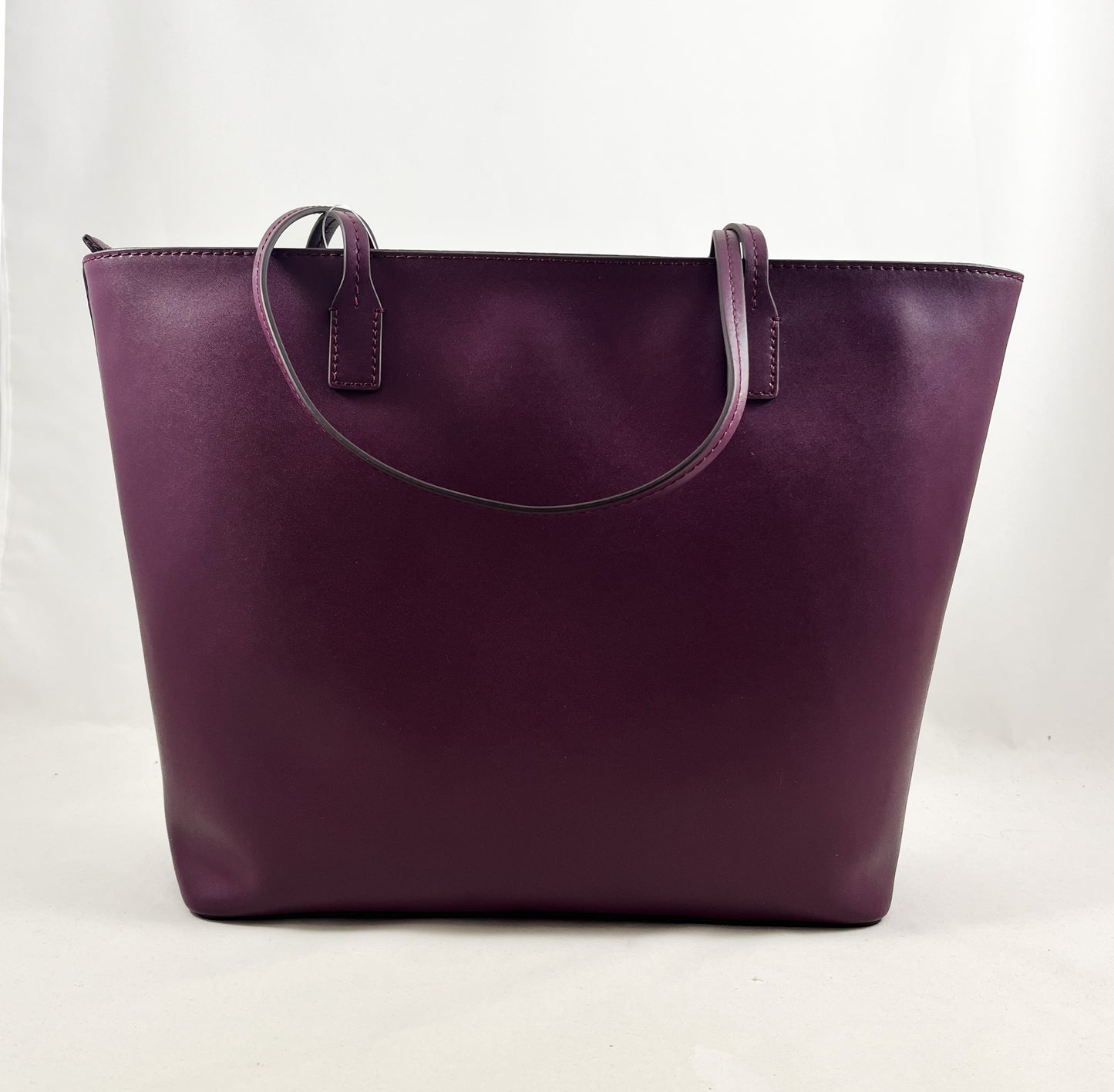 New Authentic Kate Spade WKRU5716 Felicity Street Karla Flower Dangle Tote Bag Deep Plum