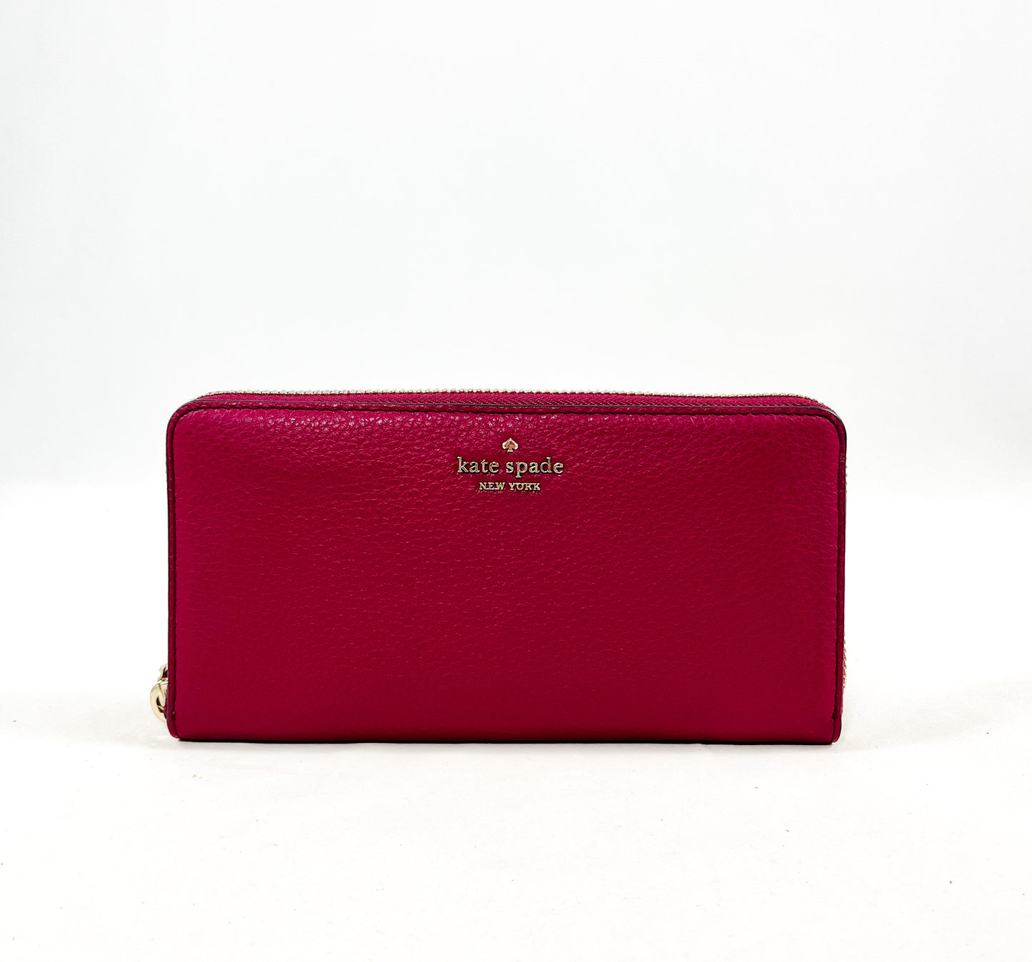 New Authentic Kate Spade WLRU5833 Jackson Large Continental Wallet Cranberry Cocktail