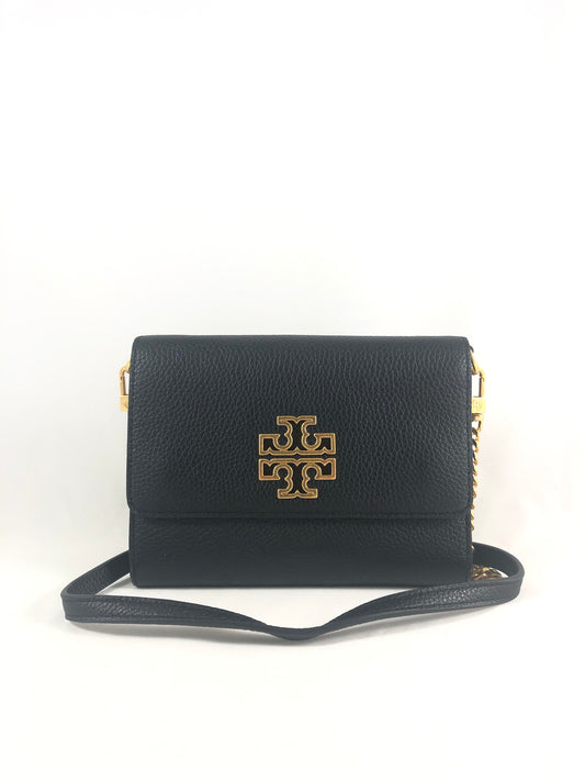 New Authentic Tory Burch 67296 Britten Chain Wallet Crossbody