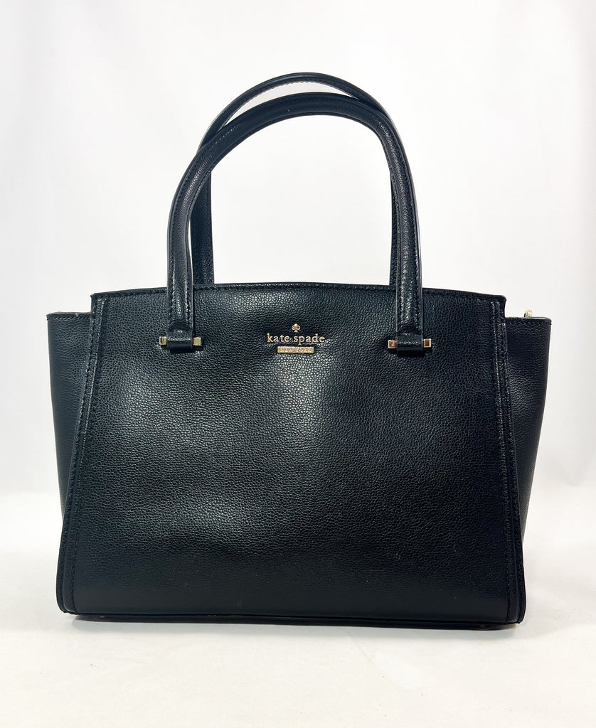 New Authentic Kate Spade WKRU5652 Patterson Drive Small Geraldine Satchel Handbag Black