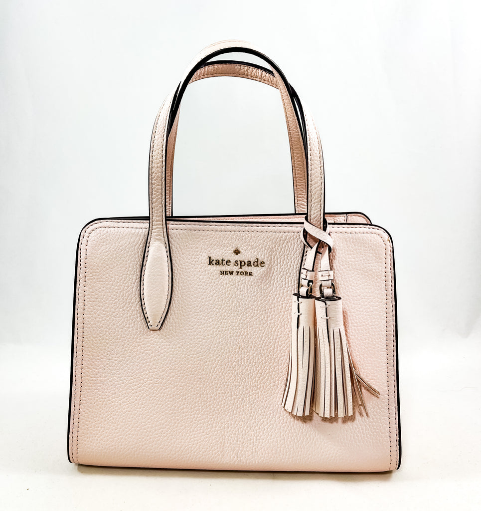 New Authentic Kate Spade WKRU6704 Rowe Small Top Zip Satchel Handbag Peachpuff