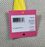 New Authentic Kate Spade PXR00390 All Day Canvas Large Tote Bag Handbag Yellow Multi