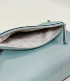 New Authentic Kate Spade WKRU6249 Jackson Medium Flap Shoulder Bag Frosted Blue