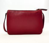 New Authentic Kate Spade WKRU5942 Jackson Triple Gusset Crossbody Cherrywood