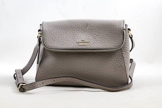 New Authentic Kate Spade WKRU5955 Carter Berrin Crossbody Soft Taupe