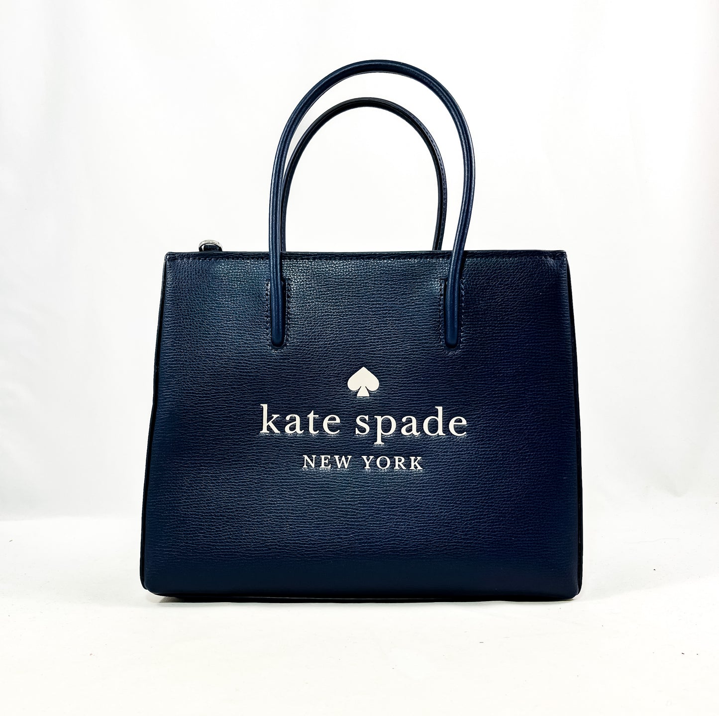 New Authentic Kate Spade WKR00384 Trista Leather Shopper Tote Handbag Nightcap Multi