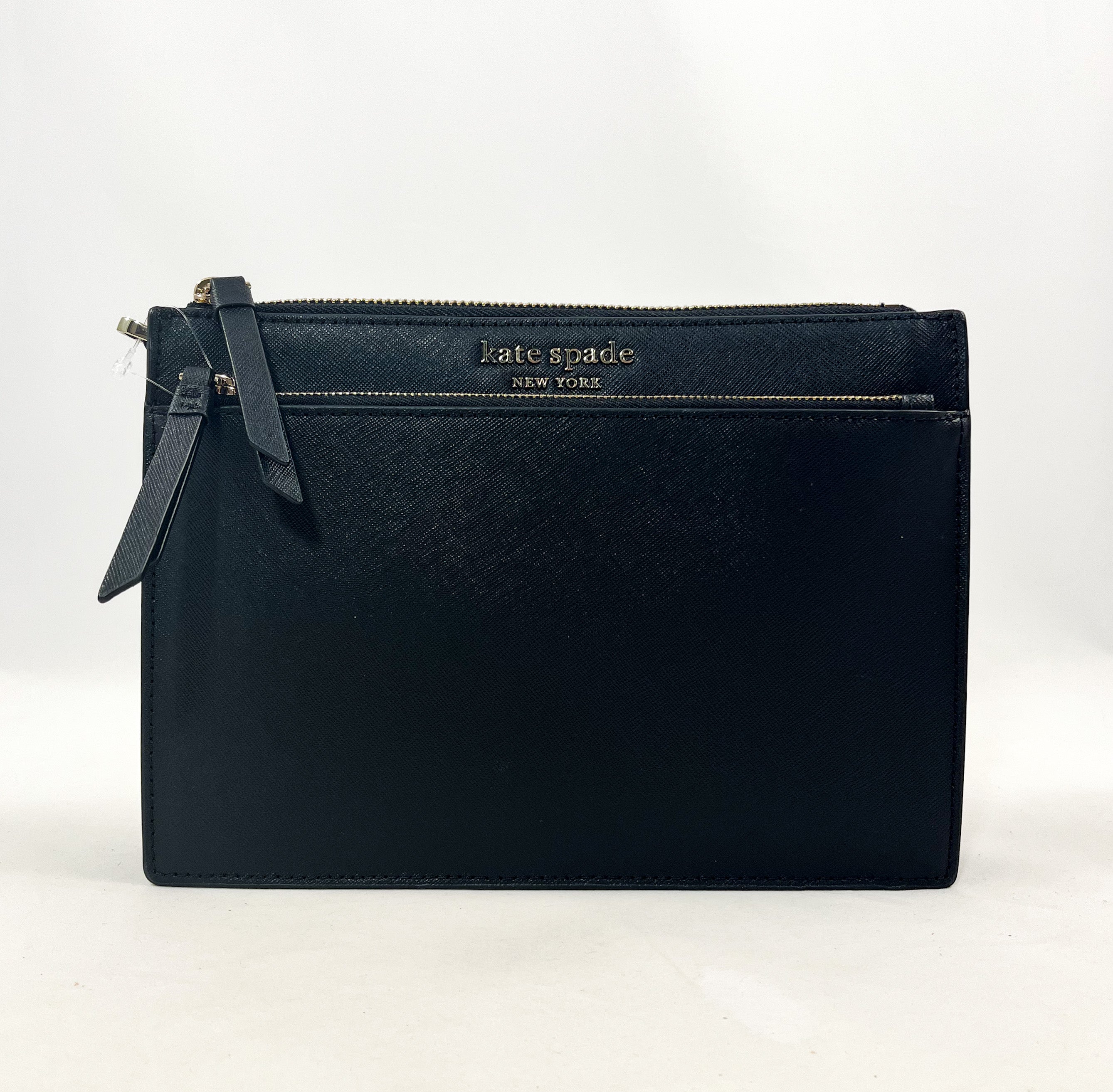 Kate Spade sold New York Leather Cameron Zip Crossbody Black