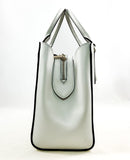 New Authentic Kate Spade WKRU6706 Tippy Small Triple Compartment Satchel Handbag Optic White