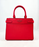 New Authentic Kate Spade WKRU6951 Staci Medium Satchel Handbag Purse Digital Red