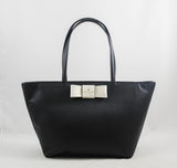 New Authentic Kate Spade WKRU4864 Robinson Street Ellis Tote Bag Black/Cement