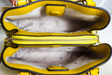 New Authentic Kate Spade WKRU6258 Jackson Small Triple Compartment Satchel Handbag Vibrant Canary