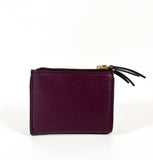 New Authentic Kate Spade WLRU5001 Larchmont Avenue Small Malea Coinpouch Wallet Deep Plum