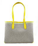 New Authentic Kate Spade PXR00390 All Day Canvas Large Tote Bag Handbag Yellow Multi