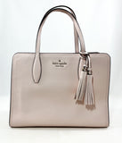 New Authentic Kate Spade WKRU6703 Rowe Medium Top Zip Satchel Handbag Peachpuff