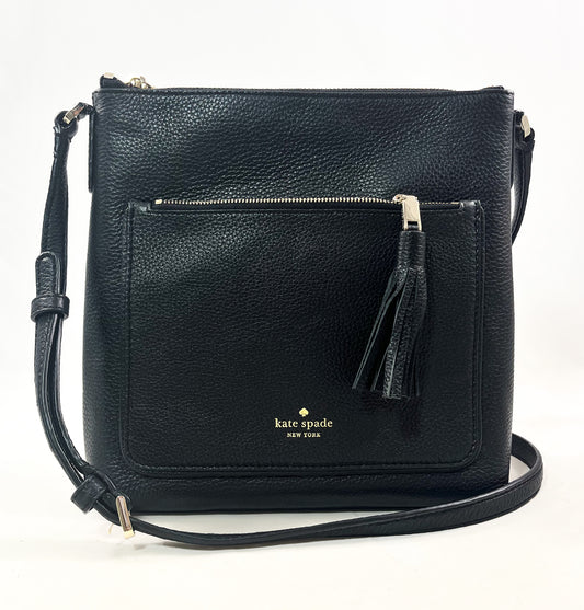 New Authentic Kate Spade VCRU1010 On Purpose Zip Crossbody Black