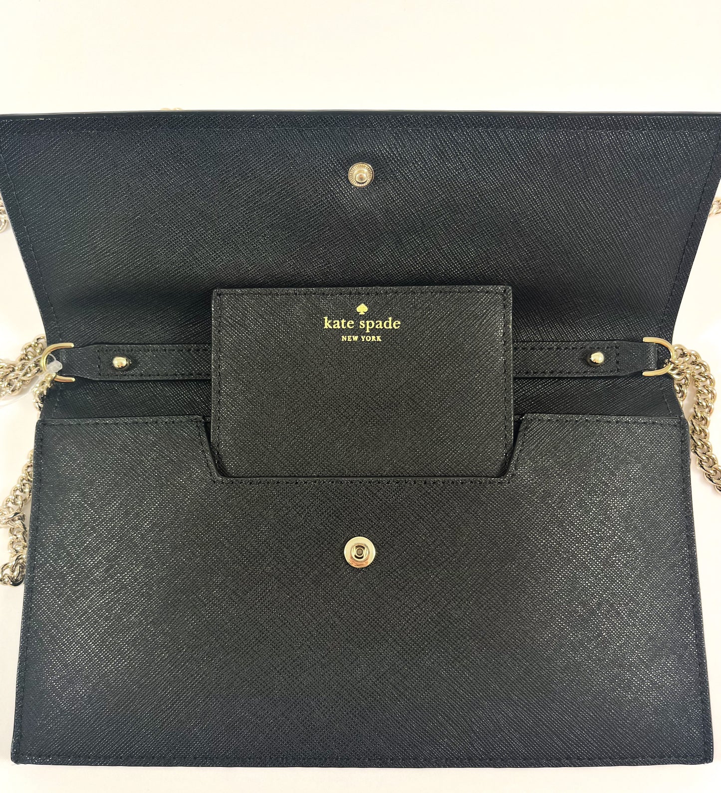 New Authentic Kate Spade PWRU6201 Cameron Street Brennan Clutch Wallet Black