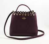 New Authentic Kate Spade WKRU5385 Paloma Road Mini Janell Handbag Crossbody Deep Plum