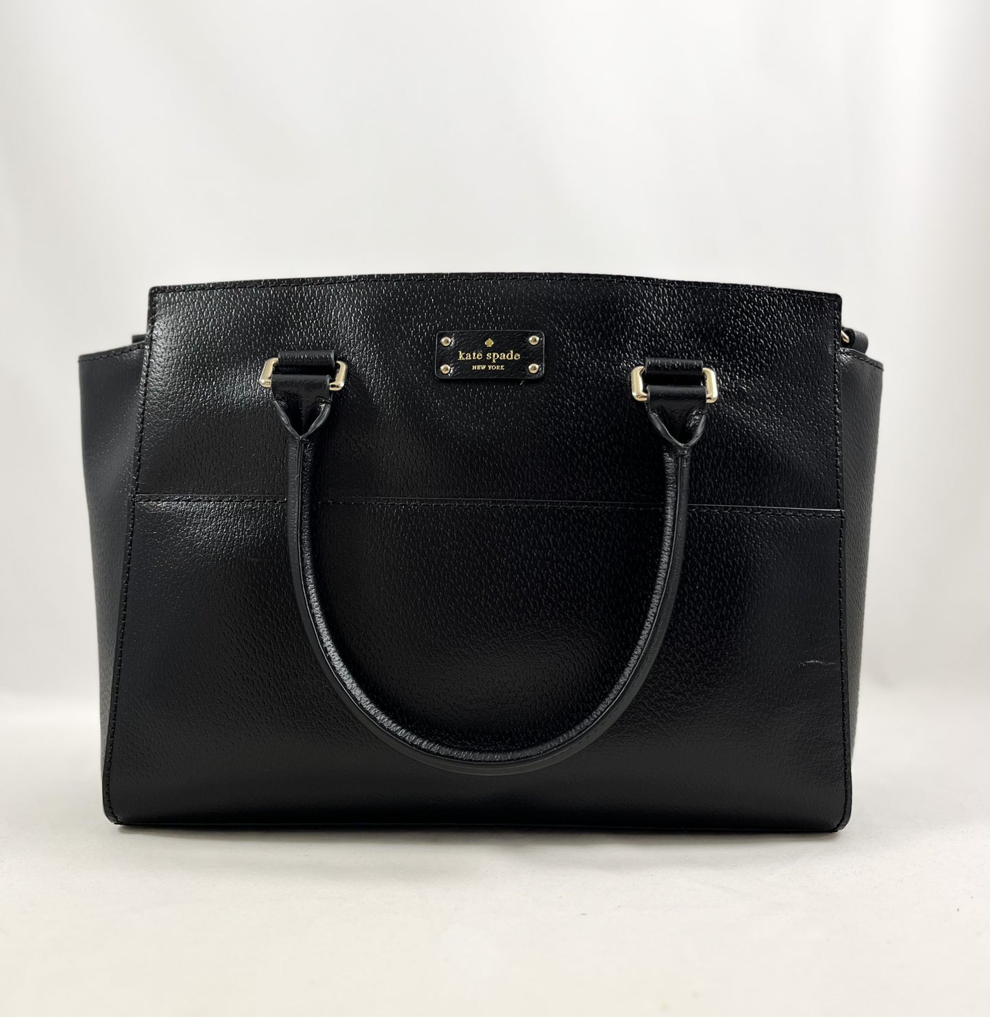 New Authentic Kate Spade WKRU5322 Grove Street Lana Satchel Handbag Purse Black