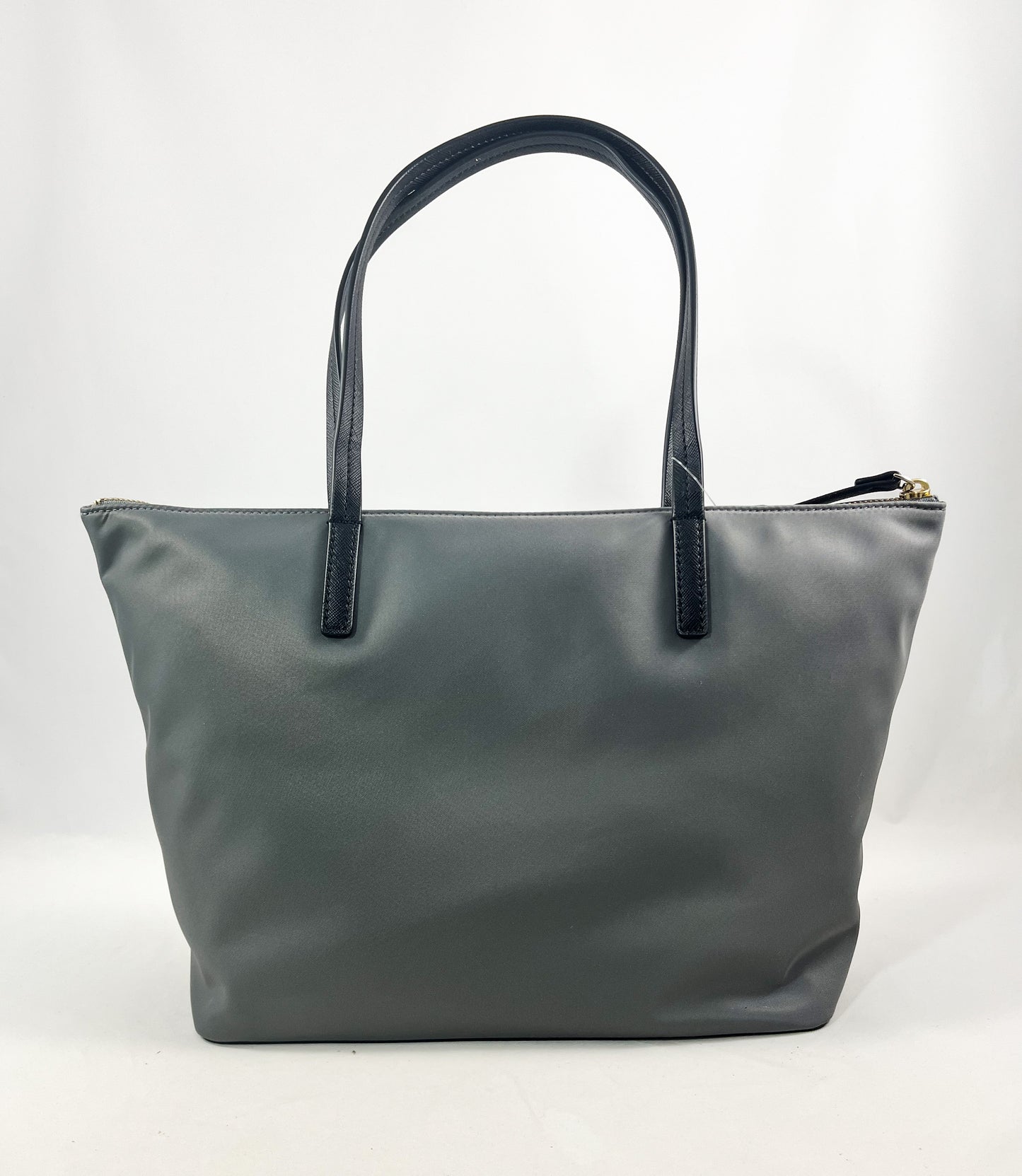 New Authentic Kate Spade WKRU5749 Lida May Street Smooth Nylon Tote Bag Purse Smoky Pearl