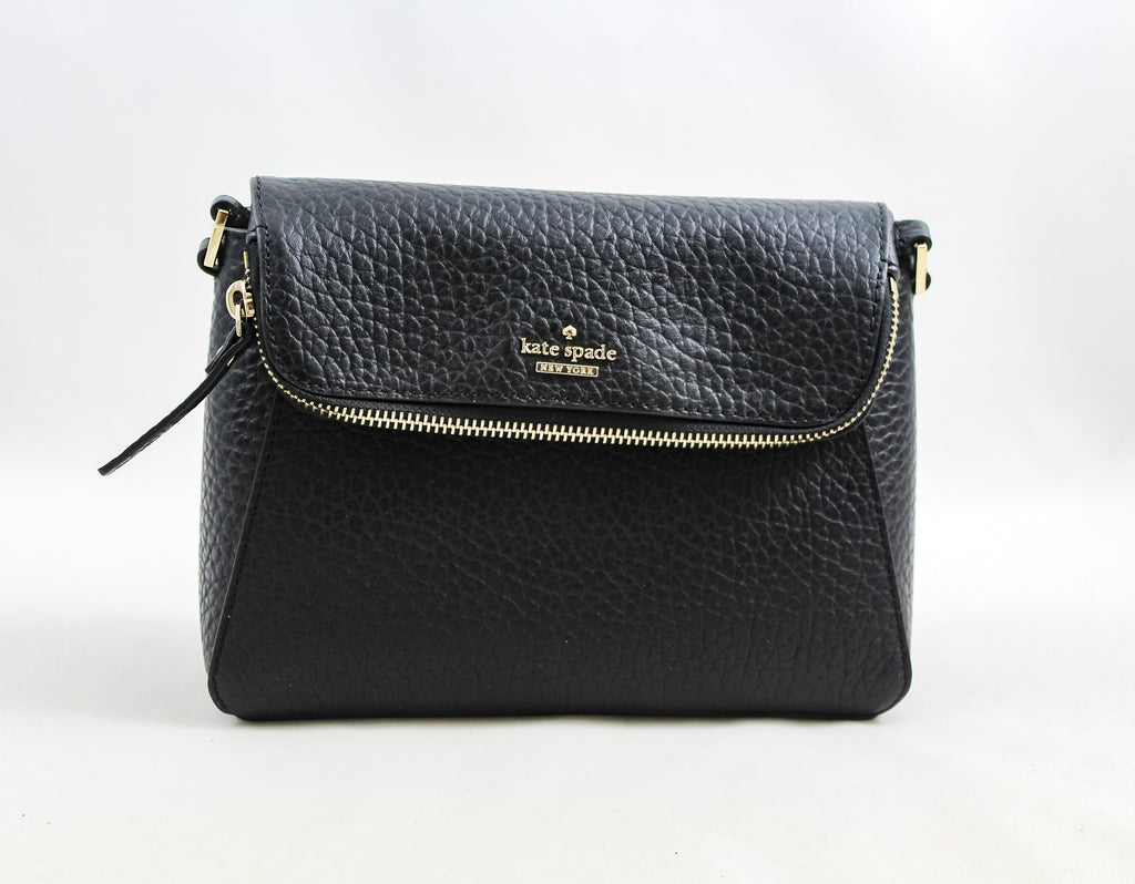 New Authentic Kate Spade WKRU5955 Carter Berrin Crossbody Black