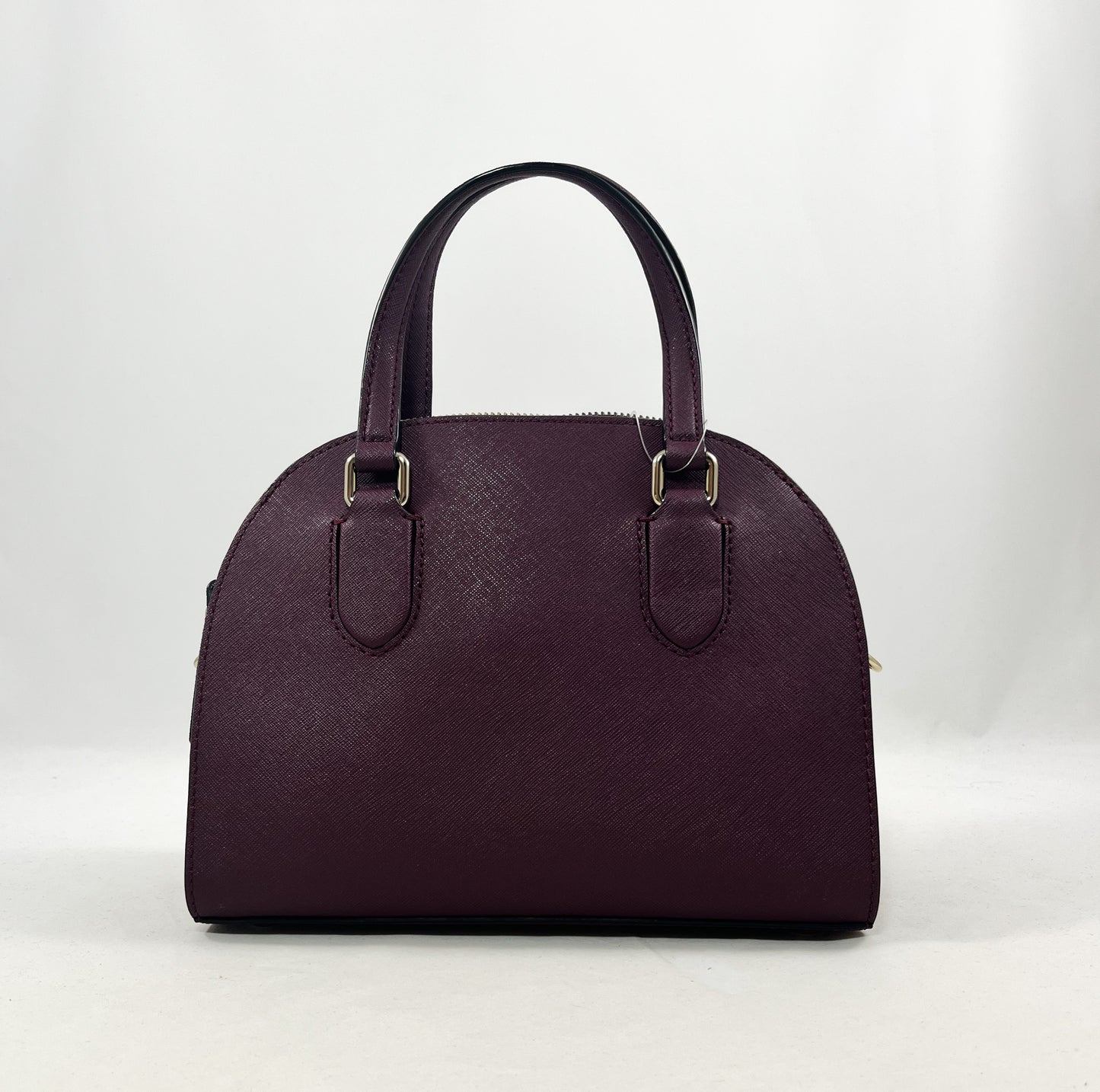 New Authentic Kate Spade WKRU5639 Laurel Way Mini Reiley Dome Satchel Handbag Purse Deep Plum