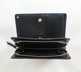 New Authentic Kate Spade WLRU6092 Cameron Medium Bifold Wallet Black