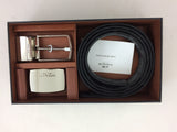 New Authentic Men's COACH F65242 Signature Modern Plaque Harness Cut-To-Size Reversible Belt Gift Box