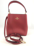 New Authentic Coach 1011 Pebbled Leather Small Town Bucket Bag