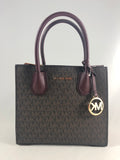 New Authentic Michael Kors Mercer Medium Messenger Crossbody Handbag