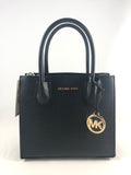 New Authentic Michael Kors Mercer Medium Messenger Leather Crossbody Handbag