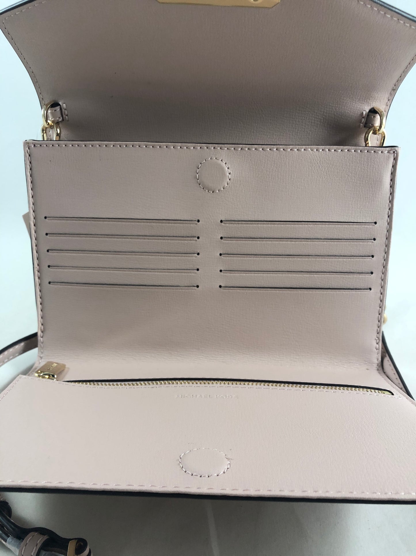 New Authentic Michael Kors Medium Wallet Crossbody Handbag