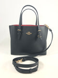 New Authentic Coach C4084 Leather Mollie 25 Tote Bag