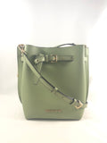 New Authentic Michael Kors Leather Emilia Small Bucket Bag Messenger Crossbody