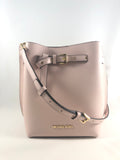 New Authentic Michael Kors Leather Emilia Small Bucket Bag Messenger Crossbody