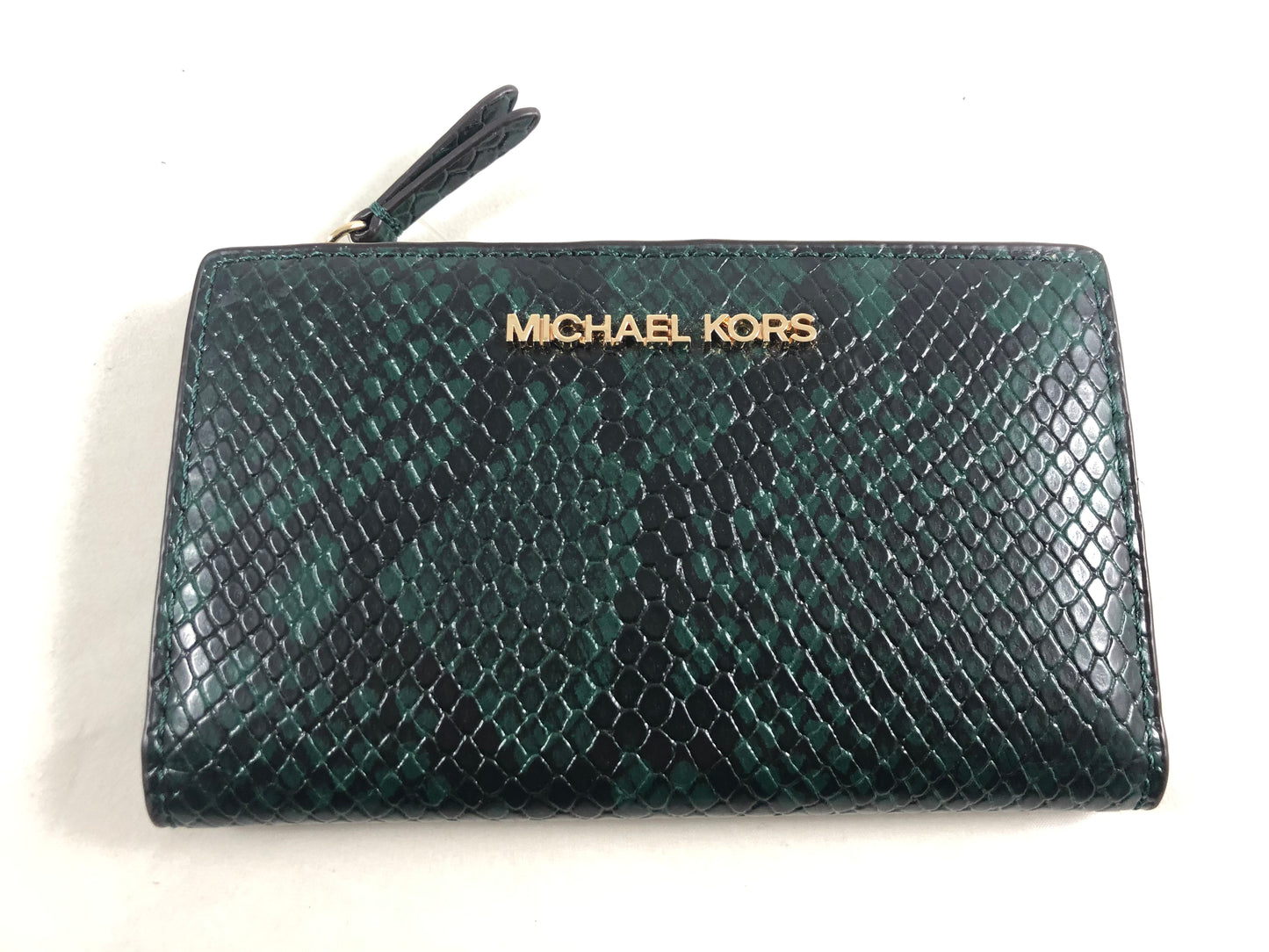 New Authentic Michael Kors Jet Set Travel Small Zip Card Case Wallet