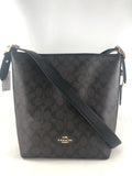 New Authentic Coach C2819 Signature Val Duffle Handbag Shoulder Bag