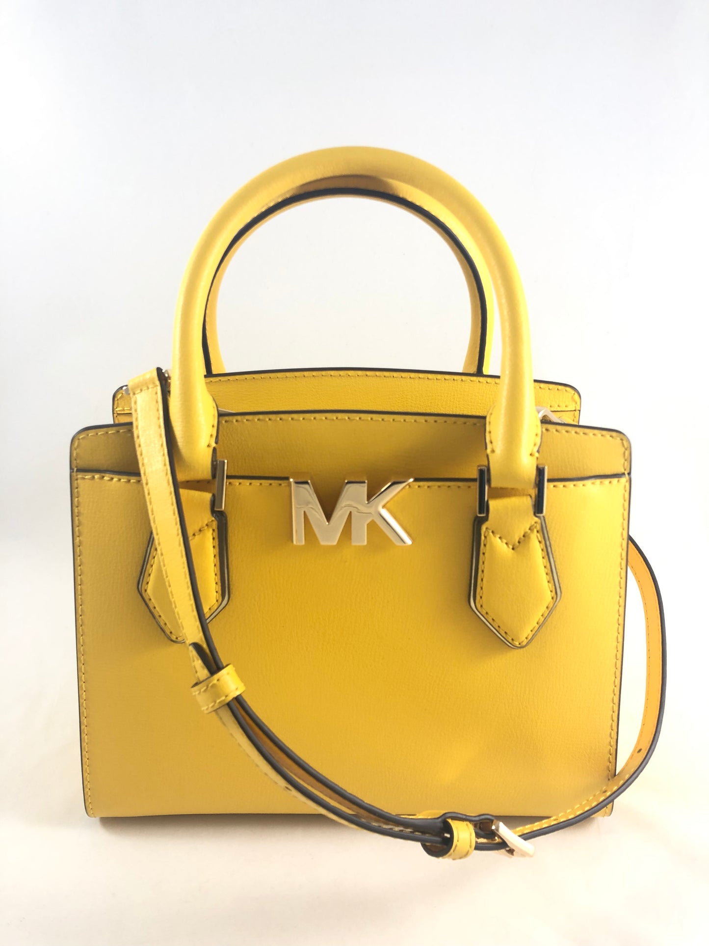 New Authentic Michael Kors Leather Mott Medium Messenger Satchel Handbag Purse